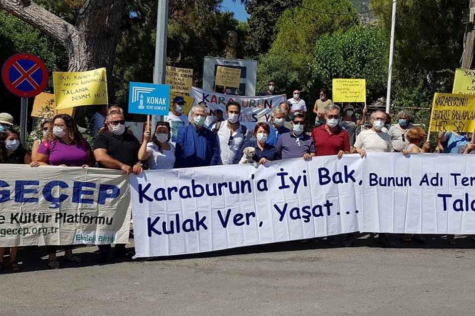 R&uuml;zg&acirc;r Enerjisi Santrallerinin adeta istilasına sahne olan Karaburun, bu kez