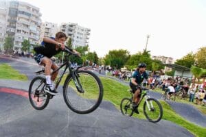 Karşıyaka Belediyesi Zeynep Aslan Pump Track Pisti ilk kez d&uuml;zenlenecek
