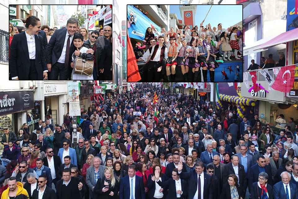 Karşıyaka’da her yıl düzenlenen ve çok sayıda ülkeden çocukların katılımıyla
