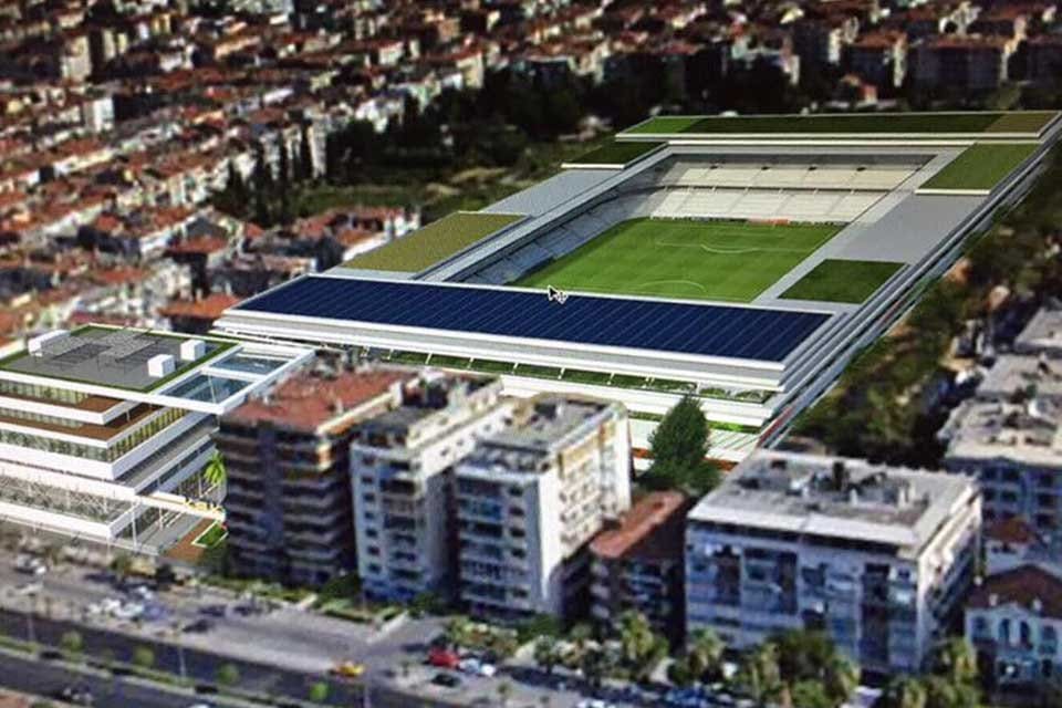 TFF 3'&uuml;nc&uuml; Lig'de zor g&uuml;nler yaşayan Karşıyaka, camianın yıllardır yapımını