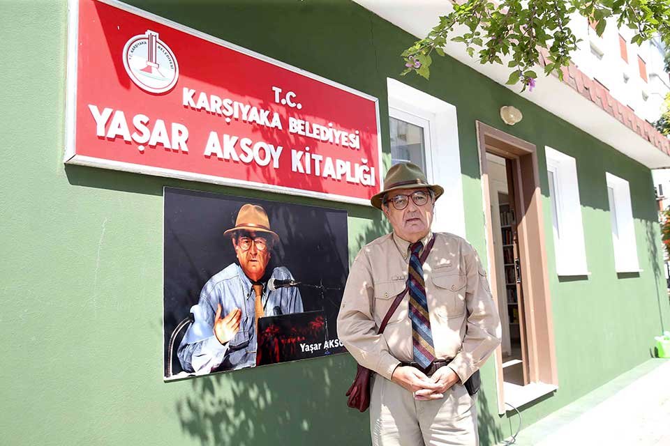 Karşıyaka Belediyesi tarafından Bah&ccedil;elievler Mahallesi&rsquo;nde oluşturulan ve Gazeteci-Yazar Yaşar Aksoy&rsquo;un