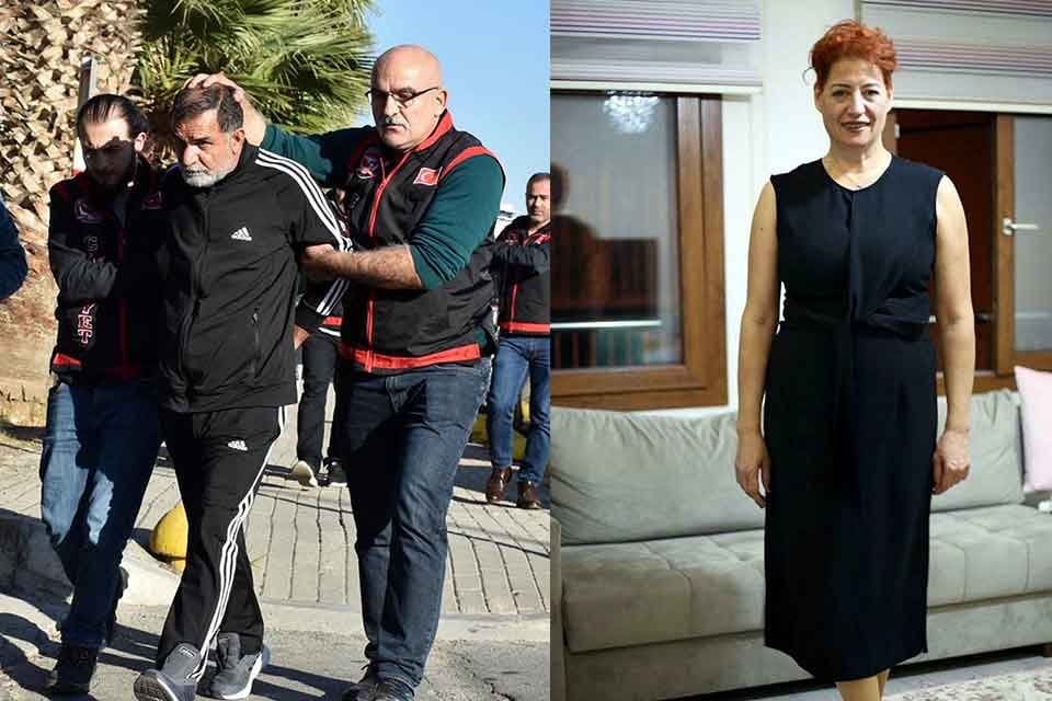 İzmir'in Bornova il&ccedil;esinde, boşanma aşamasındaki eşi H&uuml;lya Şellavcı Yeğin'i (52)