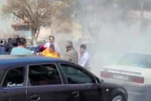 Kayseri'nin Yahyalı il&ccedil;esinde meydana gelen olayda, eşi ve &ccedil;ocuğuyla birlikte