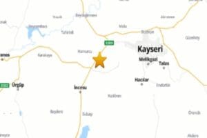 Kayseri'nin İncesu il&ccedil;esinde peş peşe 4.7 ve 4.3 b&uuml;y&uuml;kl&uuml;ğ&uuml;nde iki