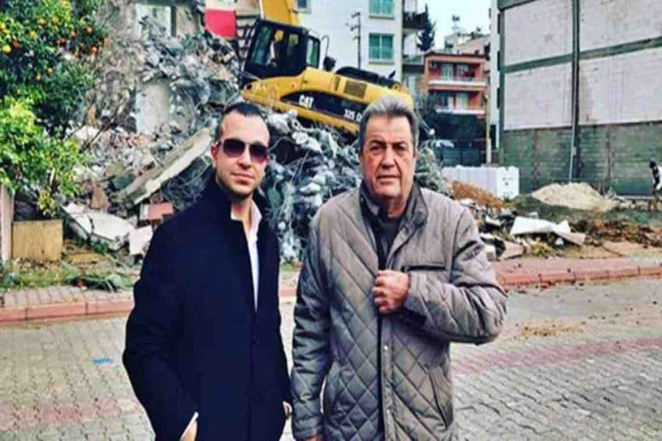Kahramanmaraş'ta yıkılan 14 katlı binanın m&uuml;teahhiti Hasan Alparg&uuml;n'&uuml;n KKTC'nin başkenti