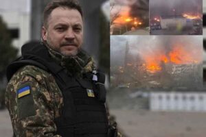 Ukrayna'nın başkenti Kiev'de helikopter düştü. Ukrayna İçişleri Bakanı Denis Monastırskiy