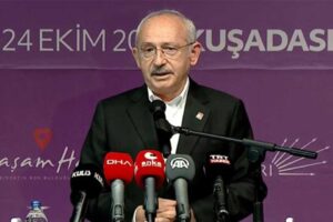 Aydın’da konuşan CHP lideri Kemal Kılıçdaroğlu, “İktidar olduğumuzda en geç