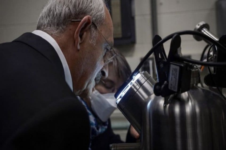 CHP lideri Kemal Kılı&ccedil;daroğlu, John Hopkins &Uuml;niversitesi'nde &ouml;ğrencilerle bir araya