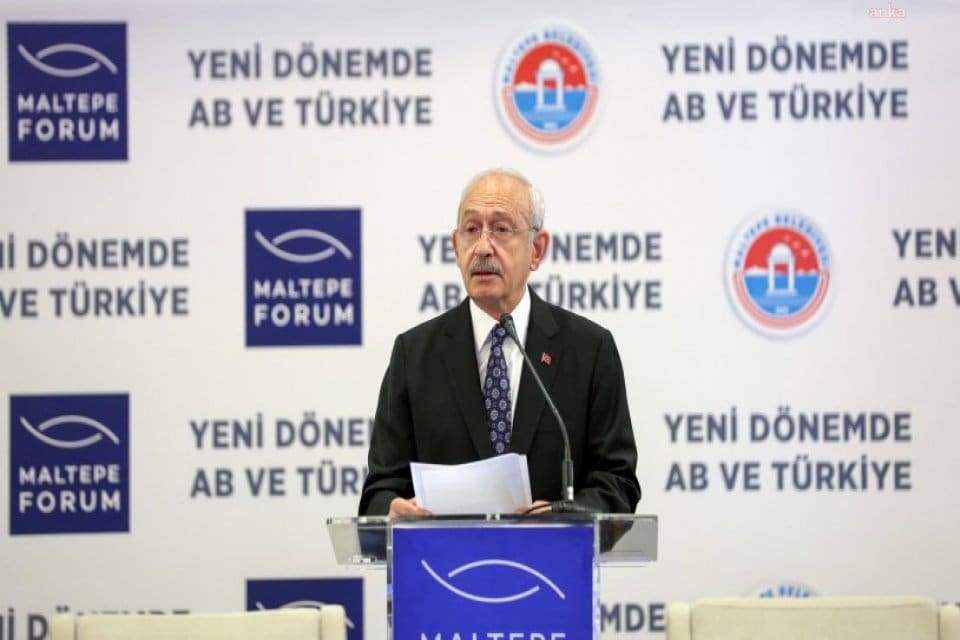 CHP Genel Başkanı Kemal Kılı&ccedil;daroğlu, Avrupa Birliği &uuml;yeliğine ilişkin konuştu.