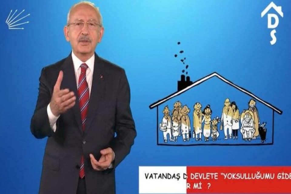 Kamera karşısına ge&ccedil;erek CHP'nin iktidara geldiğinde uygulamayı taahh&uuml;t ettiği Aile
