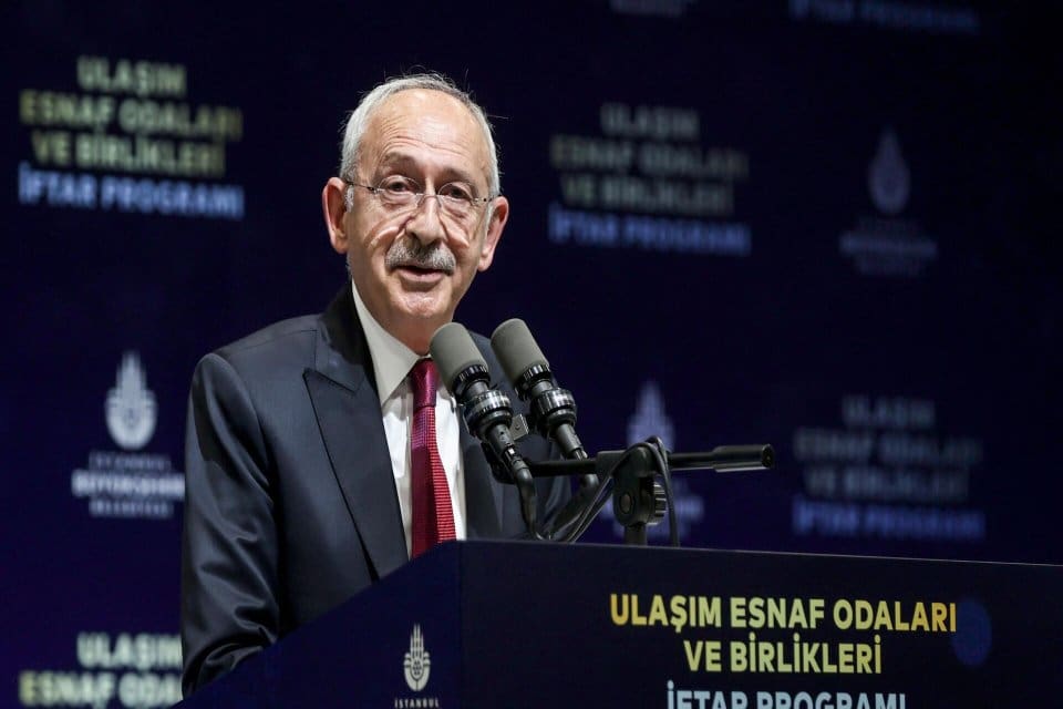 CHP Genel Başkanı ve Millet İttifakı'nın cumhurbaşkanı adayı Kemal Kılı&ccedil;daroğlu,