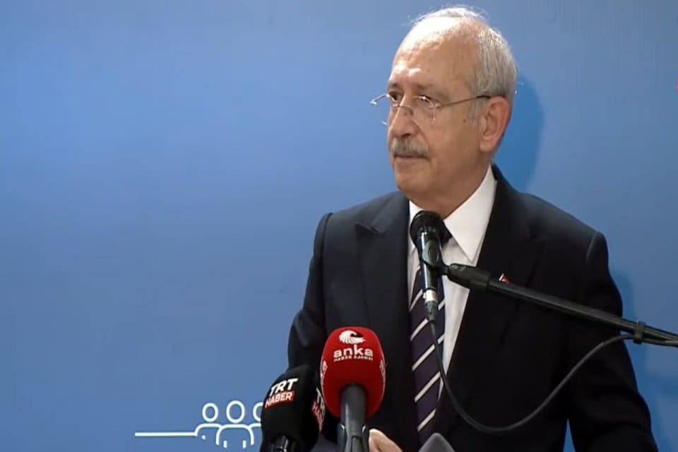 Osmaniye'de katıldığı bir etkinlikte konuşan CHP lideri Kemal Kılı&ccedil;daroğlu, &ccedil;ift&ccedil;i