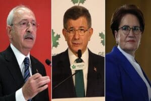 CHP Genel Başkanı Kemal Kılı&ccedil;daroğlu, Gelecek Partisi Genel Başkanı Ahmet