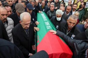 CHP Genel Başkanı Kemal Kılı&ccedil;daroğlu'nun dayısı Ali G&uuml;nd&uuml;z, Ankara'da d&uuml;zenlenen