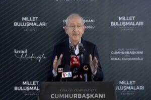 Millet İttifakı'nın Cumhurbaşkanı Adayı ve CHP Genel Başkanı Kemal Kılı&ccedil;daroğlu,