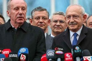 İnce ile Kılı&ccedil;daroğlu, Memleket Partisi Genel Merkezi'nde bir araya geldi