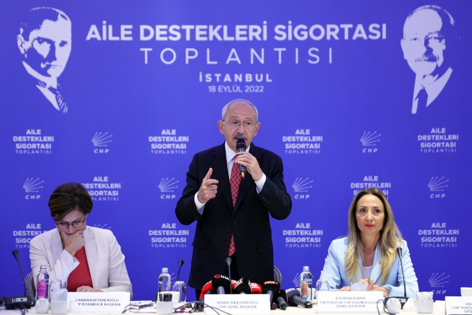 CHP Genel Başkanı Kemal Kılıçdaroğlu “Aile Destek Sigortası” bilgilendirme toplantısında