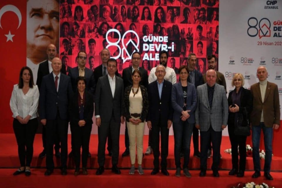 Kılı&ccedil;daroğlu, partisinin İstanbul İl Başkanlığı'nın d&uuml;zenlediği "80 G&uuml;nde Devr-i Alem"