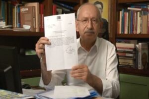 CHP lideri Kılıçdaroğlu, sosyal medya hesabından yayınladığı videoda "Tek bir