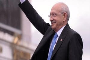 Millet İttifakı'nın Cumhurbaşkanı adayı CHP Genel Başkanı Kemal Kılı&ccedil;daroğlu ve