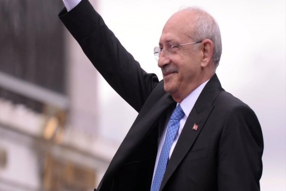 Millet İttifakı'nın Cumhurbaşkanı adayı CHP Genel Başkanı Kemal Kılı&ccedil;daroğlu ve