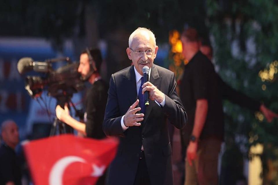 Kırıkkale'de d&uuml;zenlenen mitingde konuşan CHP Lideri ve Cumhurbaşkanı Adayı Kemal