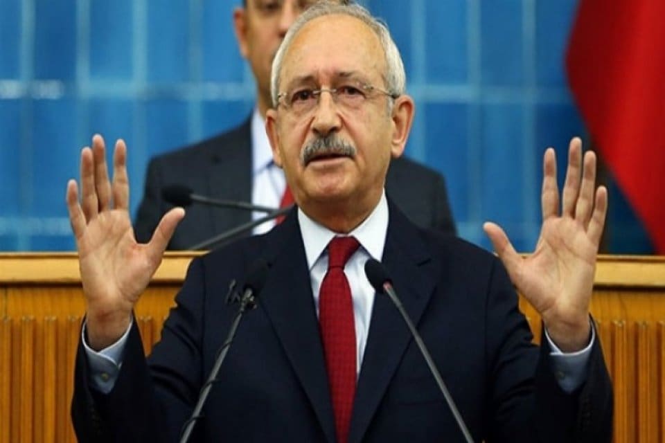 Cumhuriyet Halk Partisi ( CHP) Genel Başkanı Kemal Kılı&ccedil;daroğlu, Elazığ'daki