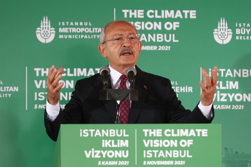 CHP Genel Başkanı Kemal Kılı&ccedil;daroğlu, İBB'nin İstanbul İklim Vizyonu ve
