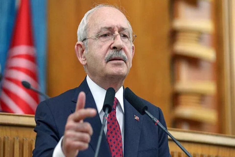 CHP lideri Kemal Kılı&ccedil;daroğlu, Gezi davası sanığı Osman Kavala'nın ağırlaştırılmış