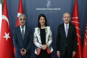 Millet İttifakı'nın Cumhurbaşkanı adayı ve CHP Genel Başkanı&nbsp;Kemal Kılı&ccedil;daroğlu'nun HDP