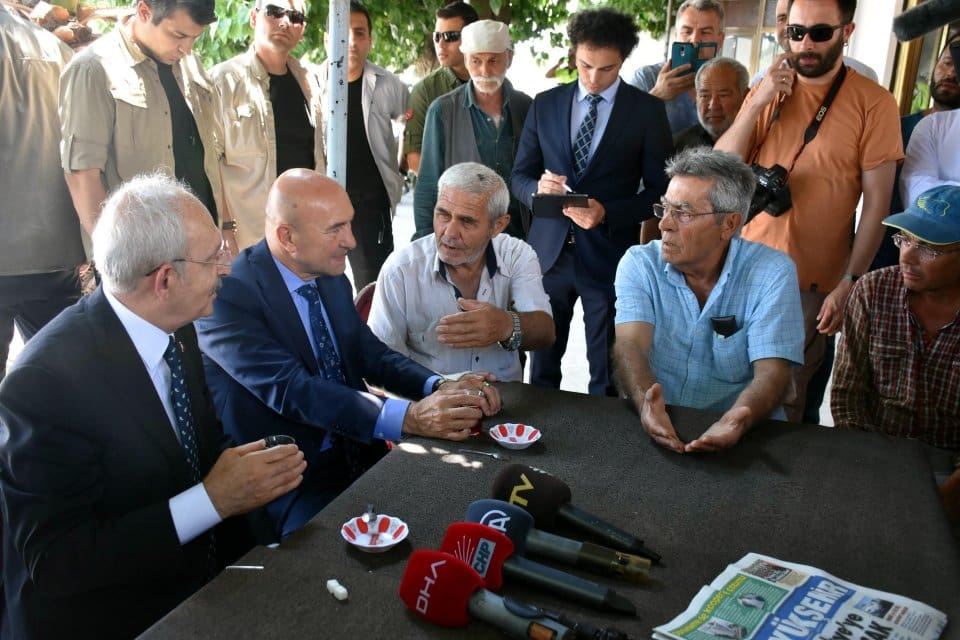Cumhuriyet Halk Partisi (CHP) Genel Başkanı Kemal Kılı&ccedil;daroğlu, İzmir&rsquo;de Narlıdere