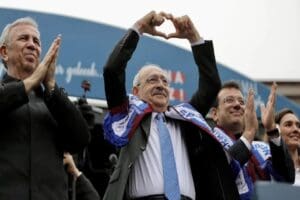 CHP Genel Başkanı ve Millet İttifakı Cumhurbaşkanı adayı Kemal Kılı&ccedil;daroğlu'nun