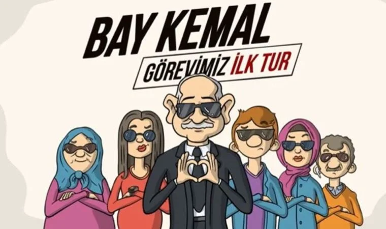 Saadet Partisi'nin "Gen&ccedil;ler, g&ouml;revimiz ilk tur! Birlikte başaracağız!" videosunda, CHP