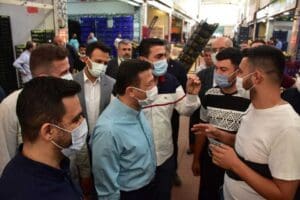 AK Parti Genel Başkan Yardımcısı Hamza Dağ, İzmir'in Buca il&ccedil;esindeki