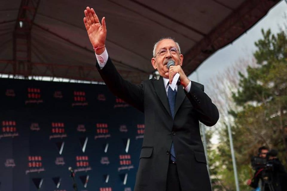 Millet İttifakı'nın Cumhurbaşkanı adayı, CHP Genel Başkanı Kemal Kılı&ccedil;daroğlu, Sinop'ta