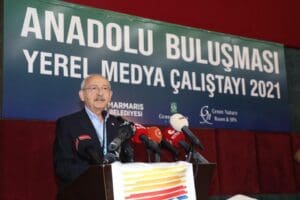 CHP Genel Başkanı Kemal Kılı&ccedil;daroğlu, Yerel Medya &Ccedil;alıştayı'nda a&ccedil;ıklamalarda bulundu.