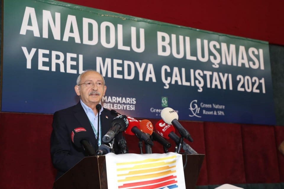 CHP Genel Başkanı Kemal Kılı&ccedil;daroğlu, Yerel Medya &Ccedil;alıştayı'nda a&ccedil;ıklamalarda bulundu.