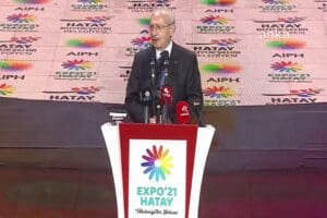 EXPO 2021 Hatay A&ccedil;ılış T&ouml;reni'nde konuşan CHP lideri Kılı&ccedil;daroğlu, "Engelleri