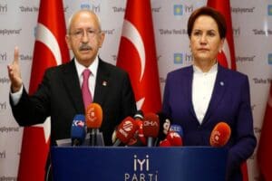 CHP lideri Kılı&ccedil;daroğlu ile İYİ Parti lideri Akşener bir araya