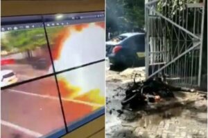Endonezya’nın Güney Sulawesi eyaletinin başkenti Makassar kentinde kiliseyi hedef alan