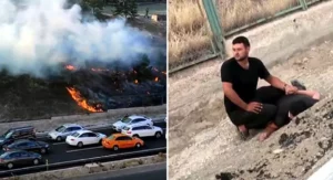 Ankara Polatlı'da 8. Top&ccedil;u ve F&uuml;ze Okulu Komutanlığı sınırlarında otları