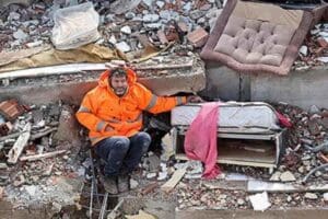 Kızının elini tuttuğu fotoğrafla depremin simgesi haline gelen baba Mesut