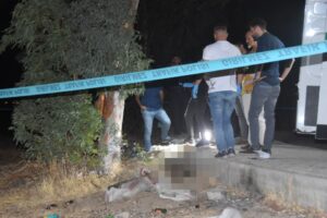 MUĞLA'nın Bodrum il&ccedil;esinde, i&ccedil;i toprak dolu &ccedil;uvalın i&ccedil;erisinde kimliği belirlenemeyen