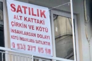 Kuşadası'nın T&uuml;rkmen Mahallesi'nde bir ev sahibi, s&uuml;rekli sorun yaşadığını iddia