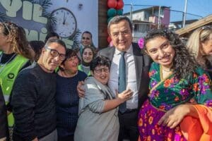 Yeni yıl neşesi engel tanımadı, en &ouml;zel yeni yıl kutlaması