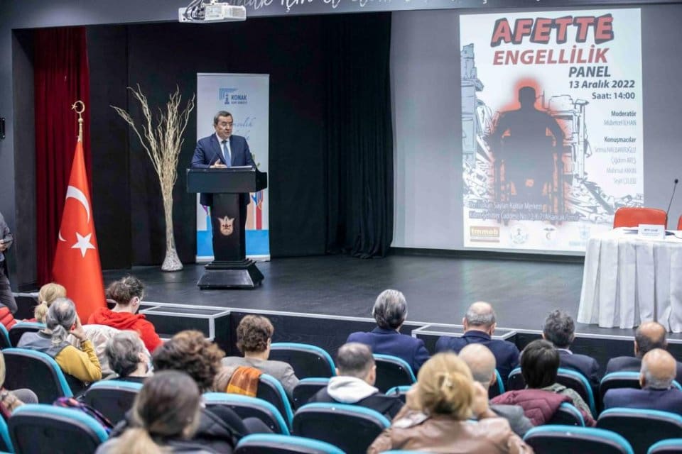 Afette Engellilik panelinde konuşan Başkan Batur, &ldquo;Bu panelden &ccedil;ıkacak sonu&ccedil;ları