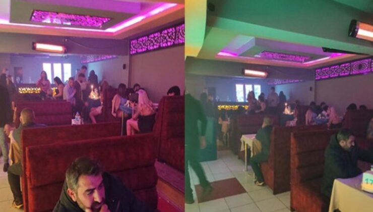 Konya'da eğlence mekanına baskın: 64 kişiye ceza!