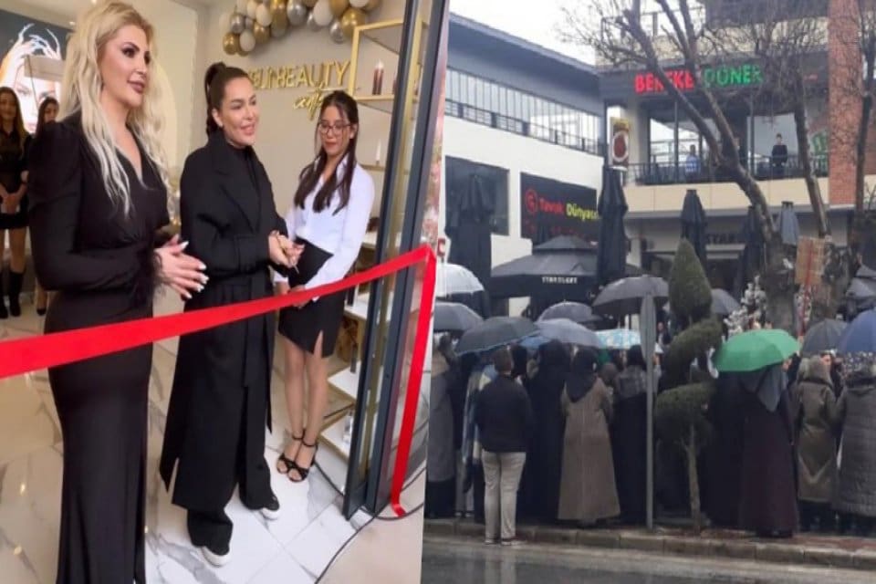 Trans kadın Selin Ciğerci, Konya&rsquo;da a&ccedil;ılışını yapacağı g&uuml;zellik merkezinin &ouml;n&uuml;nde
