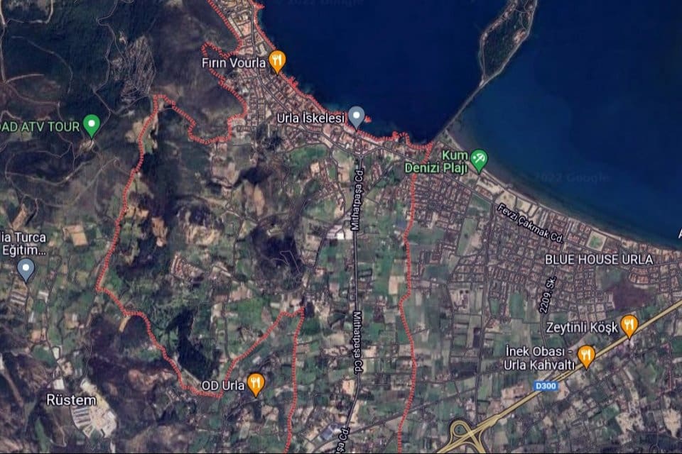 İzmir Urla il&ccedil;esinde Karantina Adası yakınlarında antik buluntular elde edilen