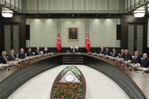 Cumhurbaşkanlığı Kabinesi &uuml;&ccedil; haftalık aranın ardından bug&uuml;n Cumhurbaşkanı Tayyip Erdoğan